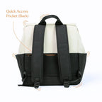 Loopie Robin Diaper Bag Ivory Marble