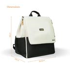 Loopie Robin Diaper Bag Ivory Marble