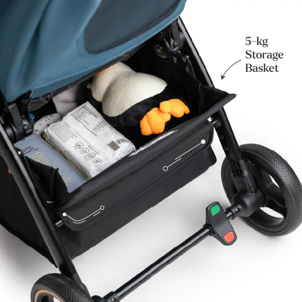 Loopie Hop Travel Friendly Stroller Blue Jade