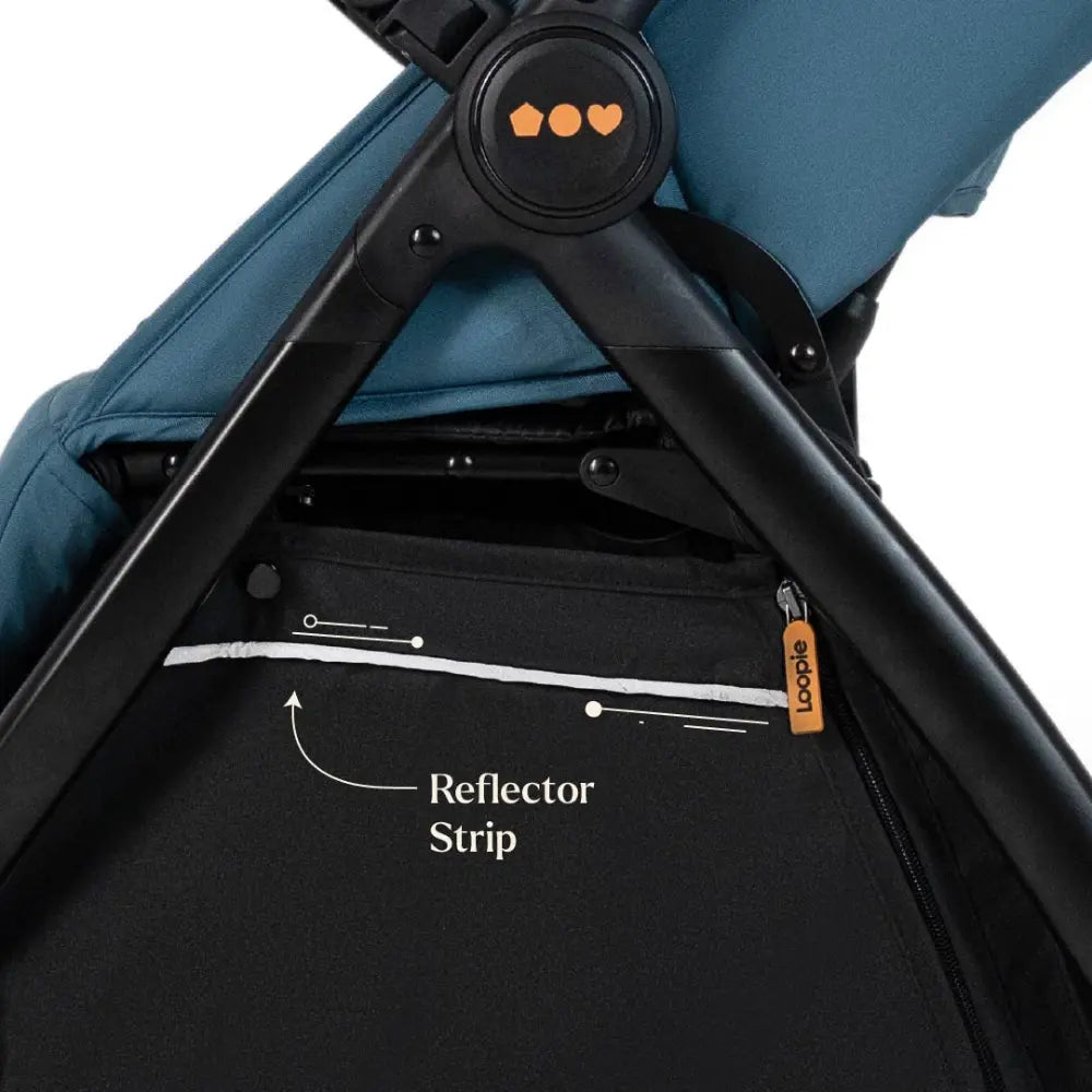 Loopie Hop Travel Friendly Stroller Blue Jade