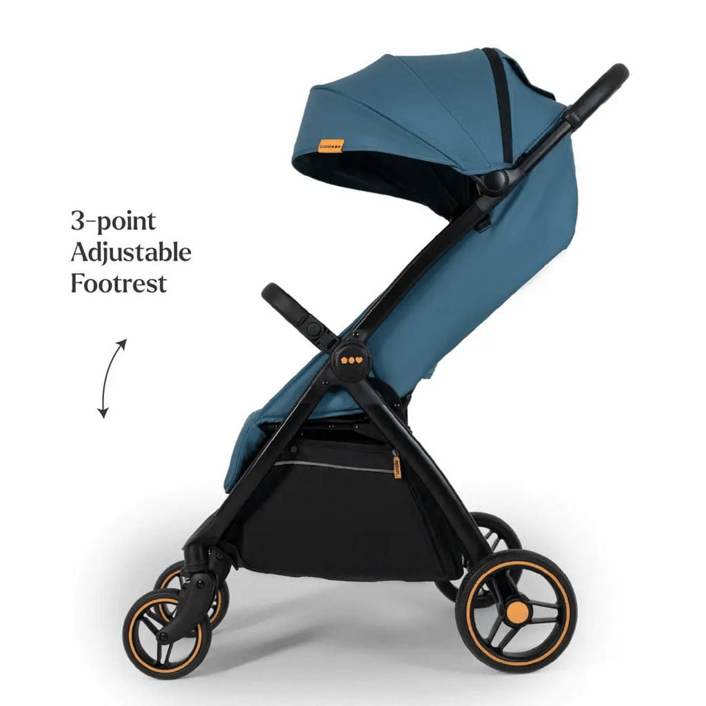 Loopie Hop Travel Friendly Stroller Blue Jade