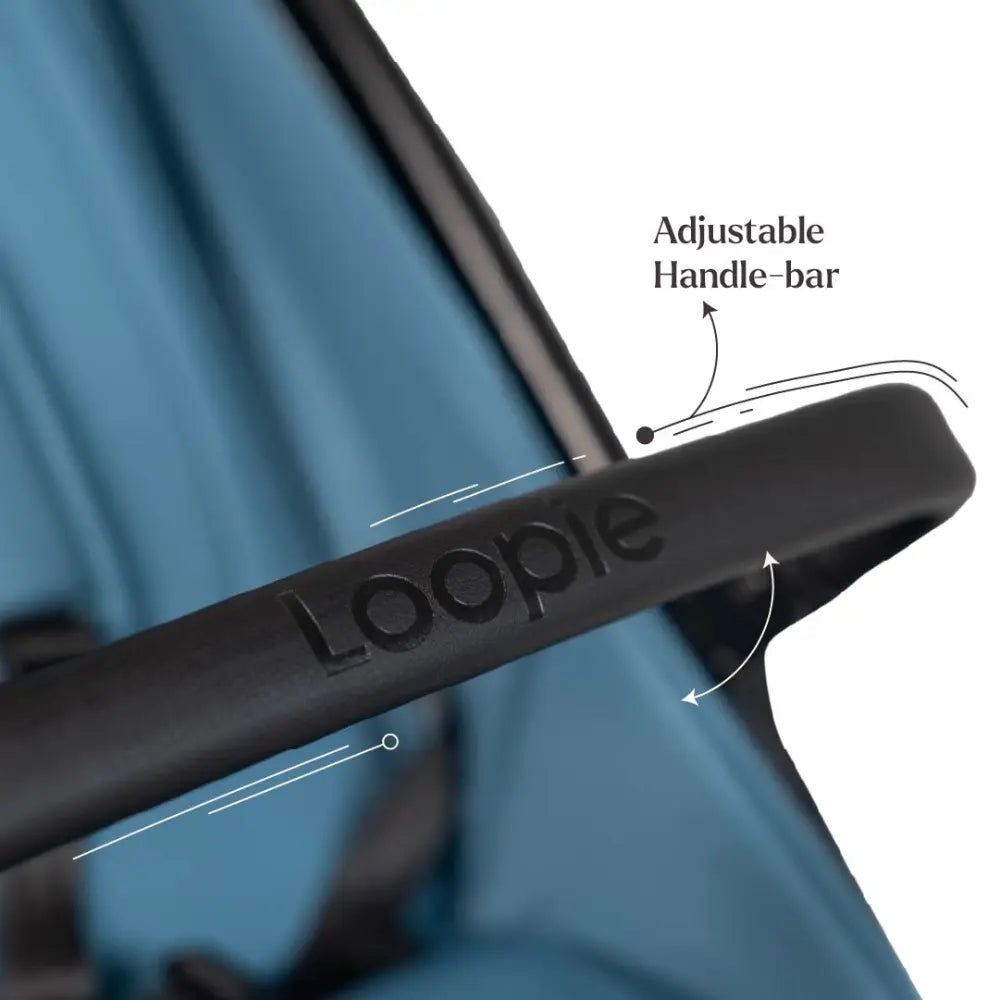 Loopie Hop Travel Friendly Stroller Blue Jade