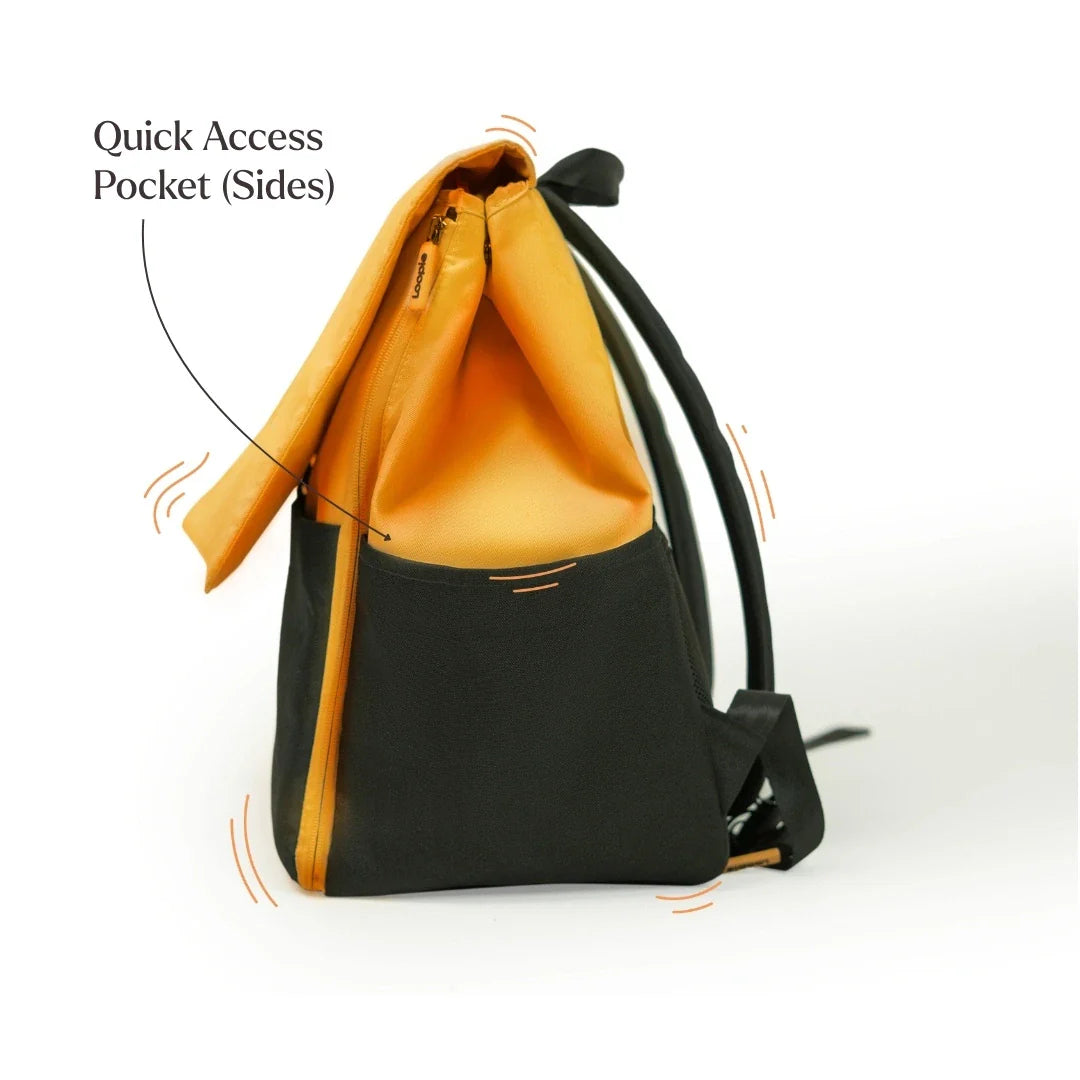 Loopie Robin Diaper Bag Sunset Orange