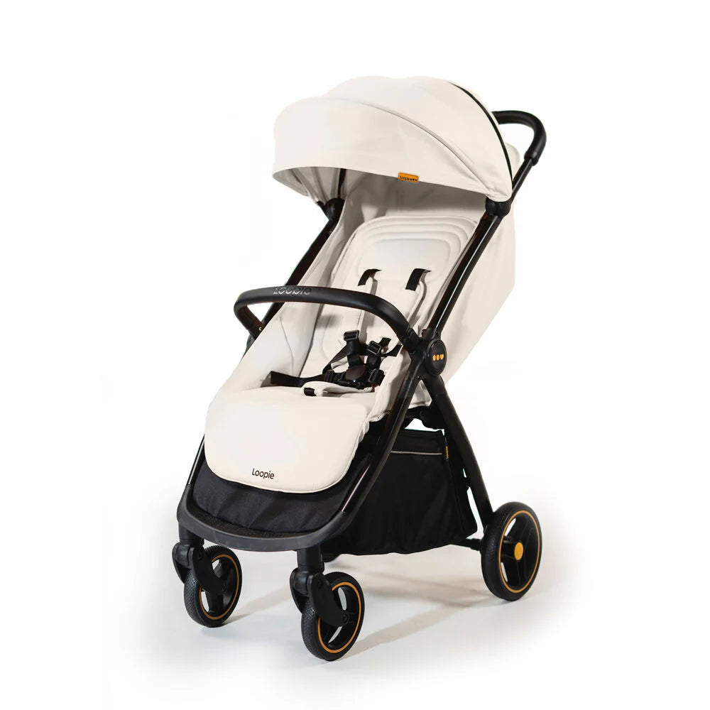Loopie Hop Travel Friendly Stroller - Ivory