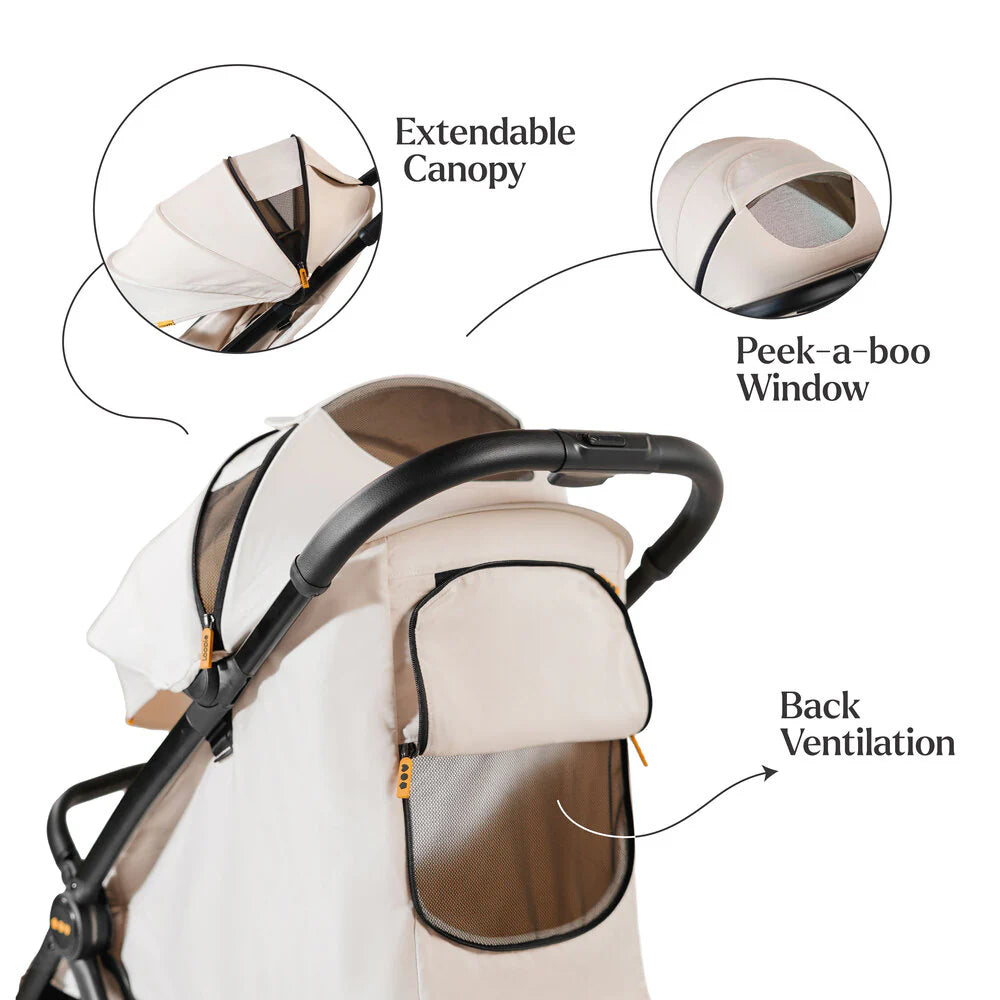 Loopie Hop Travel Friendly Stroller - Ivory