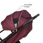 Loopie Hop Travel Friendly Stroller -Maroon Mulberry
