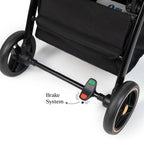 Loopie Hop Travel Friendly Stroller -Maroon Mulberry