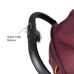 Loopie Hop Travel Friendly Stroller -Maroon Mulberry