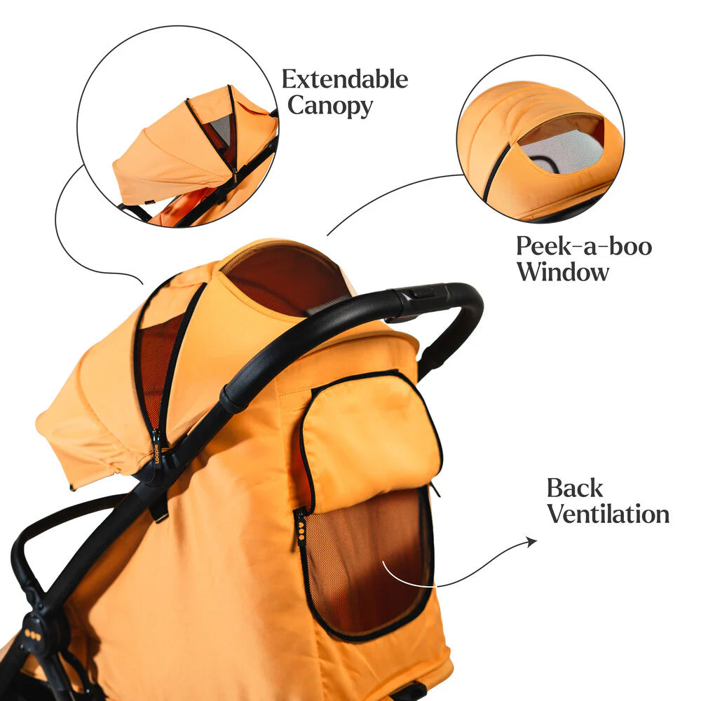 Loopie Hop Travel Friendly Stroller - Orange