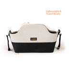 Loopie Organiser Bag ,Baby Stroller Organiser Bag | Universal Fit | Magnetic Closure | Baby Caddy Bag- Ivory