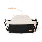 Loopie Organiser Bag ,Baby Stroller Organiser Bag | Universal Fit | Magnetic Closure | Baby Caddy Bag- Ivory