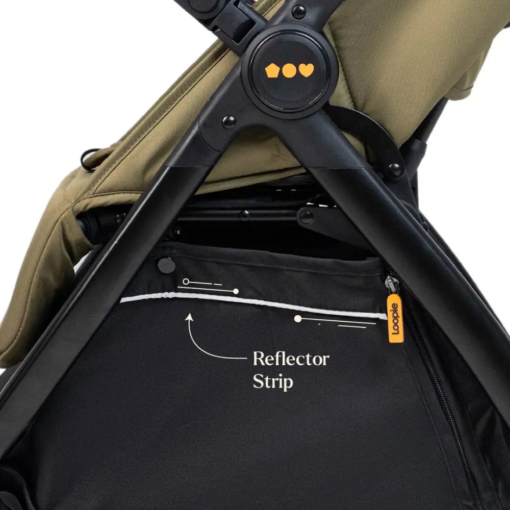 Loopie Hop Travel Friendly Stroller -Olive fern