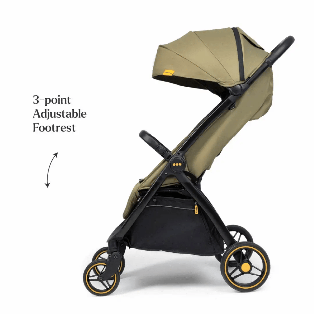 Loopie Hop Travel Friendly Stroller -Olive fern