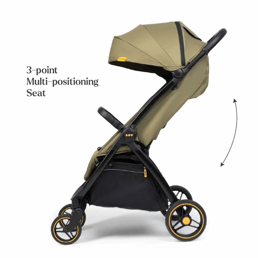 Loopie Hop Travel Friendly Stroller -Olive fern