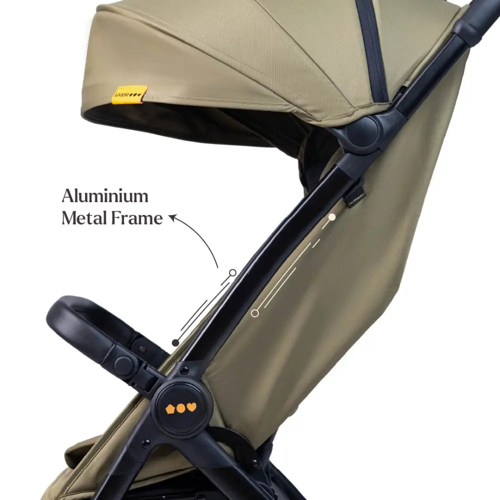 Loopie Hop Travel Friendly Stroller -Olive fern