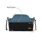 Loopie Organiser Bag ,Baby Stroller Organiser Bag | Universal Fit | Magnetic Closure | Baby Caddy Bag- Blue Jade