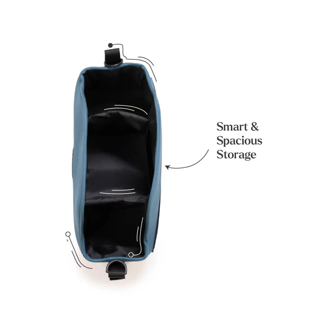 Loopie Organiser Bag ,Baby Stroller Organiser Bag | Universal Fit | Magnetic Closure | Baby Caddy Bag- Blue Jade