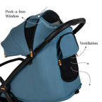 Loopie Organiser Bag ,Baby Stroller Organiser Bag | Universal Fit | Magnetic Closure | Baby Caddy Bag- Blue Jade
