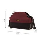 Loopie Organiser Bag ,Baby Stroller Organiser Bag | Universal Fit | Magnetic Closure | Baby Caddy Bag- Maroon Mulberry
