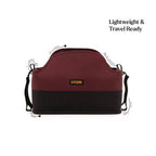 Loopie Organiser Bag ,Baby Stroller Organiser Bag | Universal Fit | Magnetic Closure | Baby Caddy Bag- Maroon Mulberry