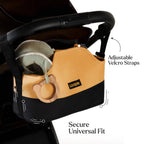 Loopie Organiser Bag ,Baby Stroller Organiser Bag | Universal Fit | Magnetic Closure | Baby Caddy Bag- Orange