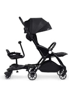 Leclerc Uni Wheeled Board for Strollers-With Adapters-for 2 to 5Y (Upto 25 Kg)-Black