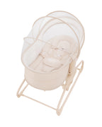 Mastela 4 in 1 Swing & Bassinet-12 Melodies-Adjustable Backrest-5 Points Harness-Breathable Mesh Sides & Soft Headrest-For 0 to 36M (Upto 15 Kg)-Bronze