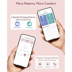Momcozy M9 Mobile Flow™ Hands-Free Double Breast Pump Cozy Red