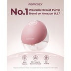 Momcozy M9 Mobile Flow™ Hands-Free Double Breast Pump Cozy Red