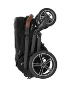 Nuna MIXX Next Baby Stroller-Height Adjustable Parent Handle Bar-All Terrain Big Rear Wheels-Includes Rain Cover & Post Adaptors-2 Years Warranty-Pram for 0 to 4Y (Upto 22 Kg)-Caviar - diapers2toys