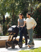 Nuna MIXX Next Baby Stroller-Height Adjustable Parent Handle Bar-All Terrain Big Rear Wheels-Includes Rain Cover & Post Adaptors-2 Years Warranty-Pram for 0 to 4Y (Upto 22 Kg)-Chestnut - diapers2toys