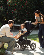 Nuna MIXX Next Baby Stroller-Height Adjustable Parent Handle Bar-All Terrain Big Rear Wheels-Includes Rain Cover & Post Adaptors-2 Years Warranty-Pram for 0 to 4Y (Upto 22 Kg)-Chestnut - diapers2toys