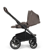 Nuna MIXX Next Baby Stroller-Height Adjustable Parent Handle Bar-All Terrain Big Rear Wheels-Includes Rain Cover & Post Adaptors-2 Years Warranty-Pram for 0 to 4Y (Upto 22 Kg)-Chestnut - diapers2toys