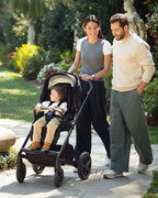 Nuna MIXX Next Baby Stroller-Height Adjustable Parent Handle Bar-All Terrain Big Rear Wheels-Includes Rain Cover & Post Adaptors-2 Years Warranty-Pram for 0 to 4Y (Upto 22 Kg)-Chestnut - diapers2toys