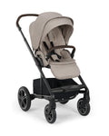 Nuna MIXX Next Baby Stroller-Height Adjustable Parent Handle Bar-All Terrain Big Rear Wheels-Includes Rain Cover & Post Adaptors-2 Years Warranty-Pram for 0 to 4Y (Upto 22 Kg)-Chateau - diapers2toys
