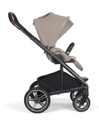 Nuna MIXX Next Baby Stroller-Height Adjustable Parent Handle Bar-All Terrain Big Rear Wheels-Includes Rain Cover & Post Adaptors-2 Years Warranty-Pram for 0 to 4Y (Upto 22 Kg)-Chateau - diapers2toys