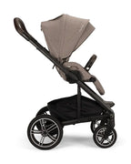 Nuna MIXX Next Baby Stroller-Height Adjustable Parent Handle Bar-All Terrain Big Rear Wheels-Includes Rain Cover & Post Adaptors-2 Years Warranty-Pram for 0 to 4Y (Upto 22 Kg)-Cedar - diapers2toys