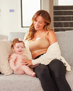 Momcozy All-in-one M5 Wearable Single Electric Breast Pump - Painless Pumping - Portable - 3 Modes & 9 Suction Levels - Rechargeable - Cozy Red