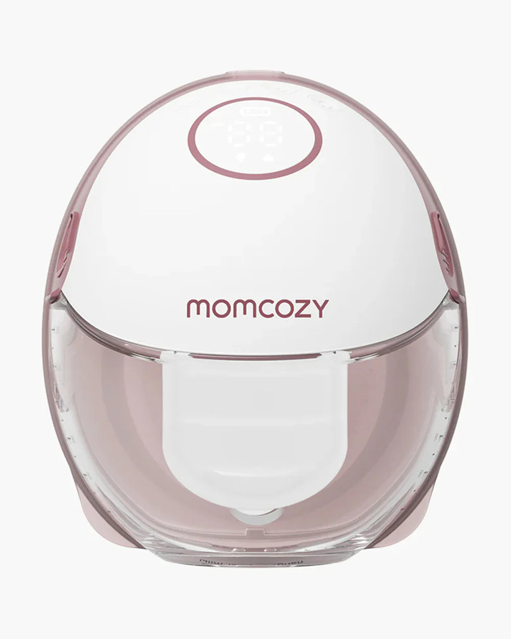 Momcozy M6 Wearable Single Electric Breast Pump-2nd-Gen Motor for Powerful Suction-3 Modes & 9 Levels-Flange Size-24mm-Red