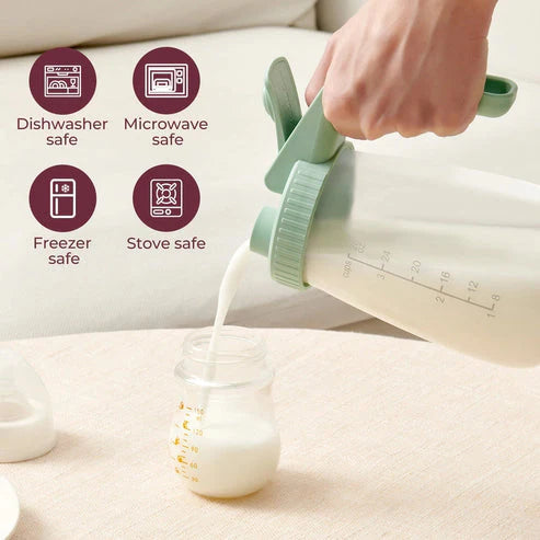 Momcozy Breast Milk Storage Container - Green