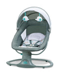 Mastela 3 in 1 Deluxe Multi Function Swing-Multi Position Recline-Canopy with Integrated Mosquito Net-3 Timer Settings & 15 Melodies with Volume Control-Upto 18 Kg-For Infants-Teal