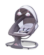 Mastela 3 in 1 Deluxe Multi Function Swing-Multi Position Recline-Canopy with Integrated Mosquito Net-3 Timer Settings & 15 Melodies with Volume Control-Upto 18 Kg-For Infants-Pink