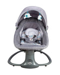 Mastela 3 in 1 Deluxe Multi Function Swing-Multi Position Recline-Canopy with Integrated Mosquito Net-3 Timer Settings & 15 Melodies with Volume Control-Upto 18 Kg-For Infants-Grey