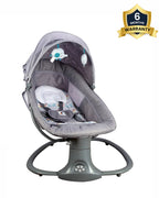 Mastela 3 in 1 Deluxe Multi Function Swing-Multi Position Recline-Canopy with Integrated Mosquito Net-3 Timer Settings & 15 Melodies with Volume Control-Upto 18 Kg-For Infants-Grey