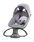Mastela 3 in 1 Deluxe Multi Function Swing-Multi Position Recline-Canopy with Integrated Mosquito Net-3 Timer Settings & 15 Melodies with Volume Control-Upto 18 Kg-For Infants-Grey