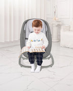 Mastela Deluxe 4 in 1 Swing & Rocker-15 Melodies-Backrest with Full Recline-For 0 to 36M (Upto 9 Kg)-Teal