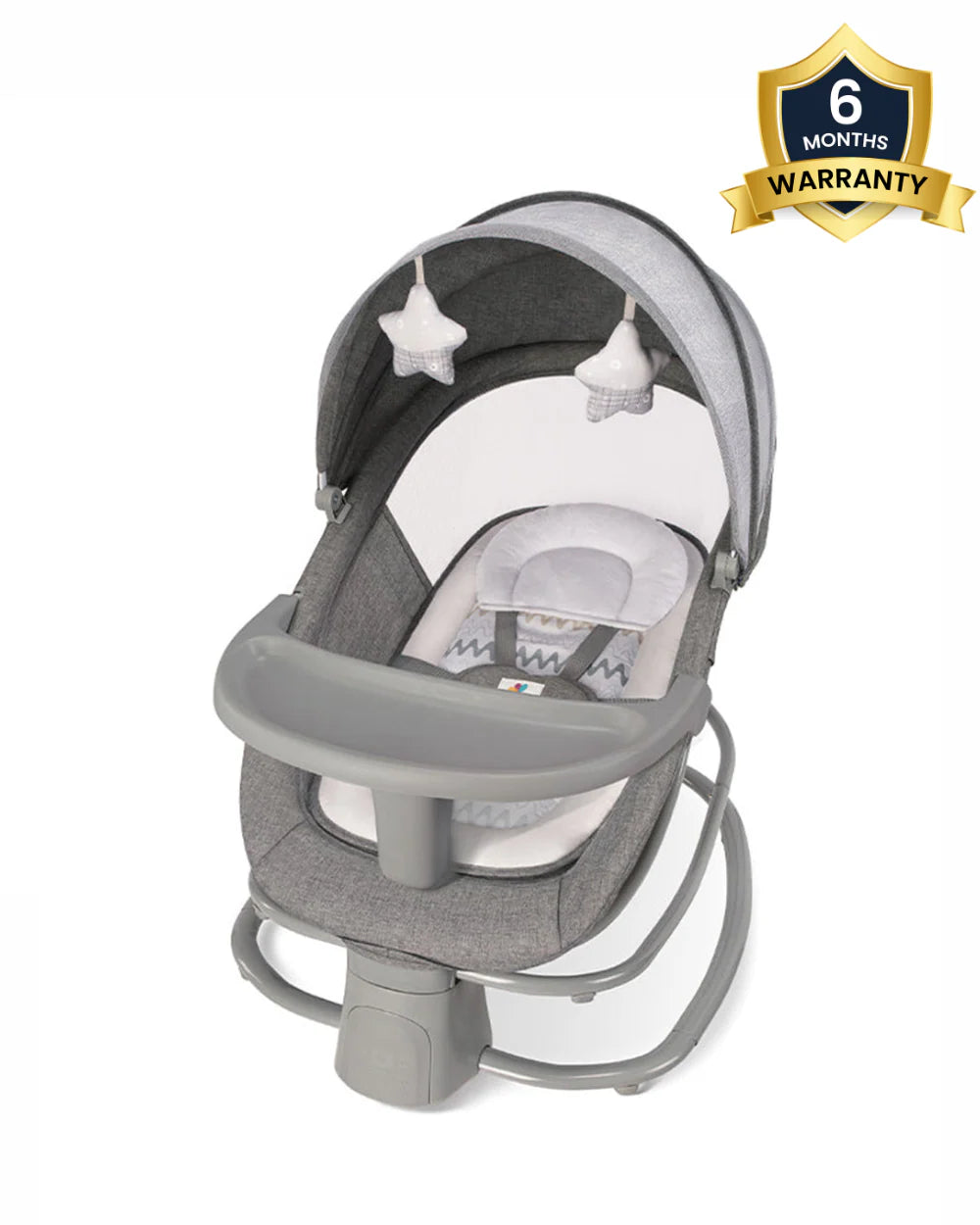 Mastela Deluxe 4 in 1 Swing & Rocker-15 Melodies-Backrest with Full Recline-For 0 to 36M (Upto 9 Kg)-Teal