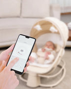 Mastela Deluxe 4 in 1 Swing & Rocker-5 Angle Side To Side Motion-Canopy with Net & Two Toys-15 Melodies With Volume Control-For 0 to 36M (Upto 15 Kg)-Bronze