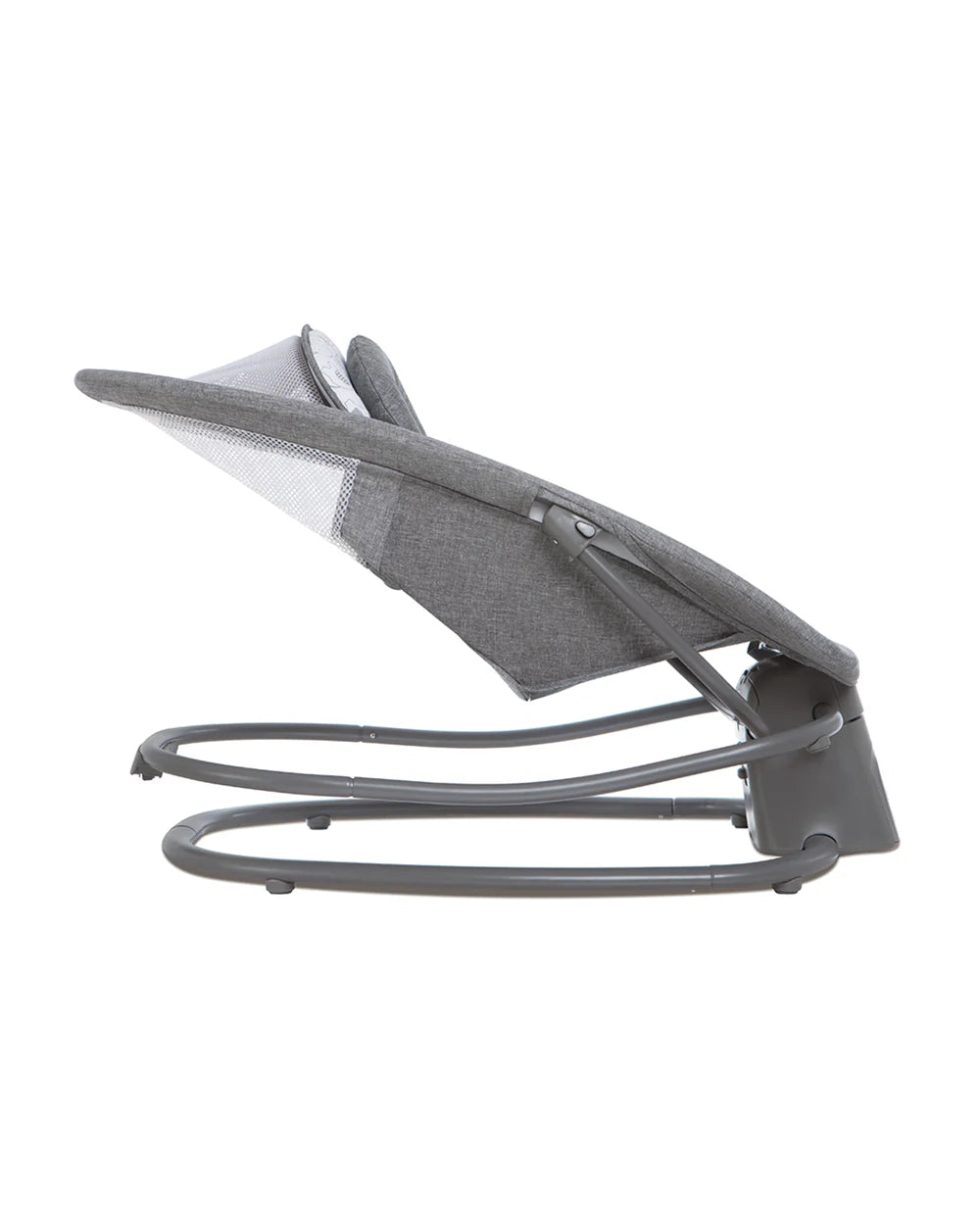 Mastela Deluxe 4 in 1 Swing & Rocker-5 Angle Side To Side Motion-Canopy with Net & Two Toys-15 Melodies With Volume Control-For 0 to 36M (Upto 15 Kg)-Dark Grey