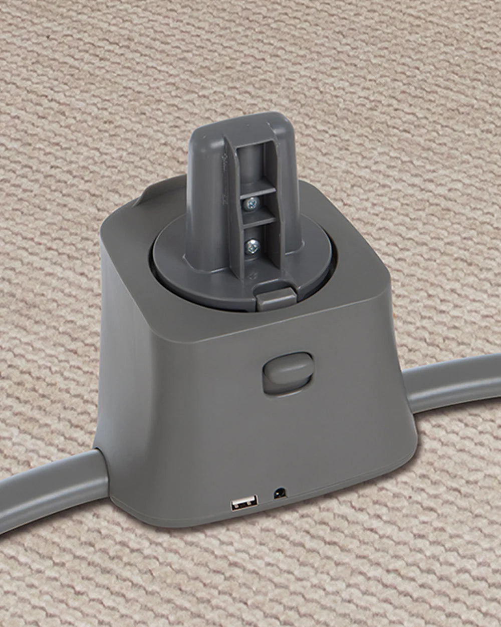 Mastela Deluxe 4 in 1 Swing & Rocker-5 Angle Side To Side Motion-Canopy with Net & Two Toys-15 Melodies With Volume Control-For 0 to 36M (Upto 15 Kg)-Dark Grey